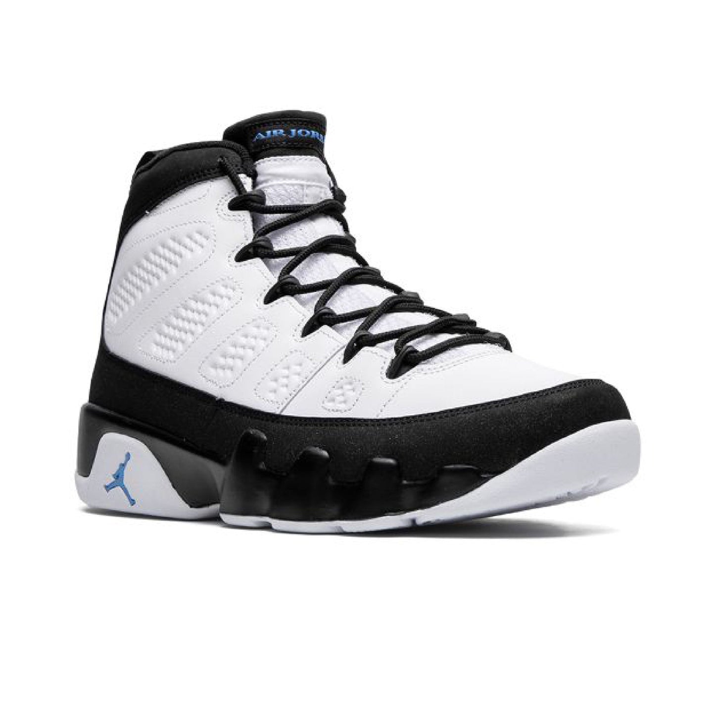 AJ 9 Retro North Carolina White/University Blue-black