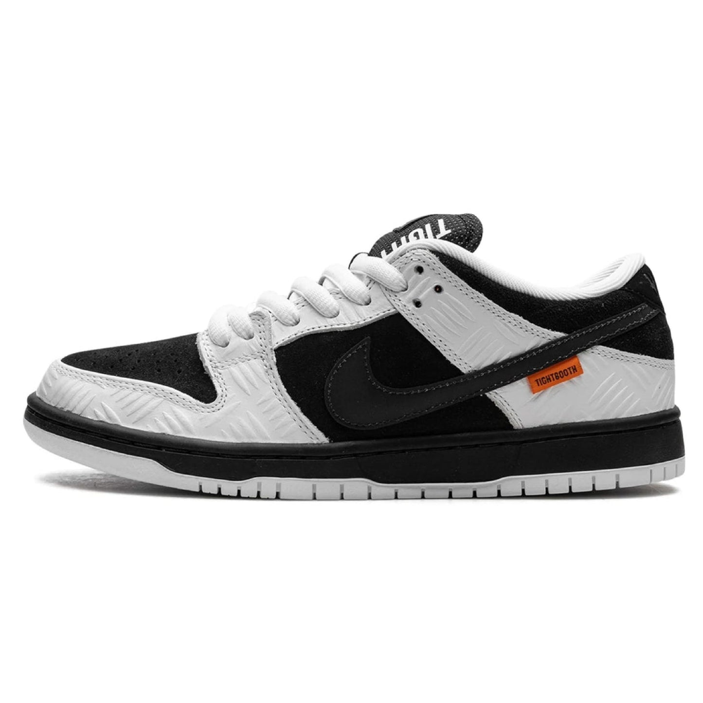 NK SB DUNK LOW X TIGHTBOOTH WHITE BLACK