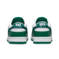 NK Dunk low Essential pack paisley green