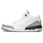 Air AJ 3 Retro "Katrina" White/ Fire Red/ Cement Grey