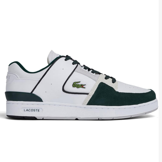 Lacoste Court Cage Trainers White Green