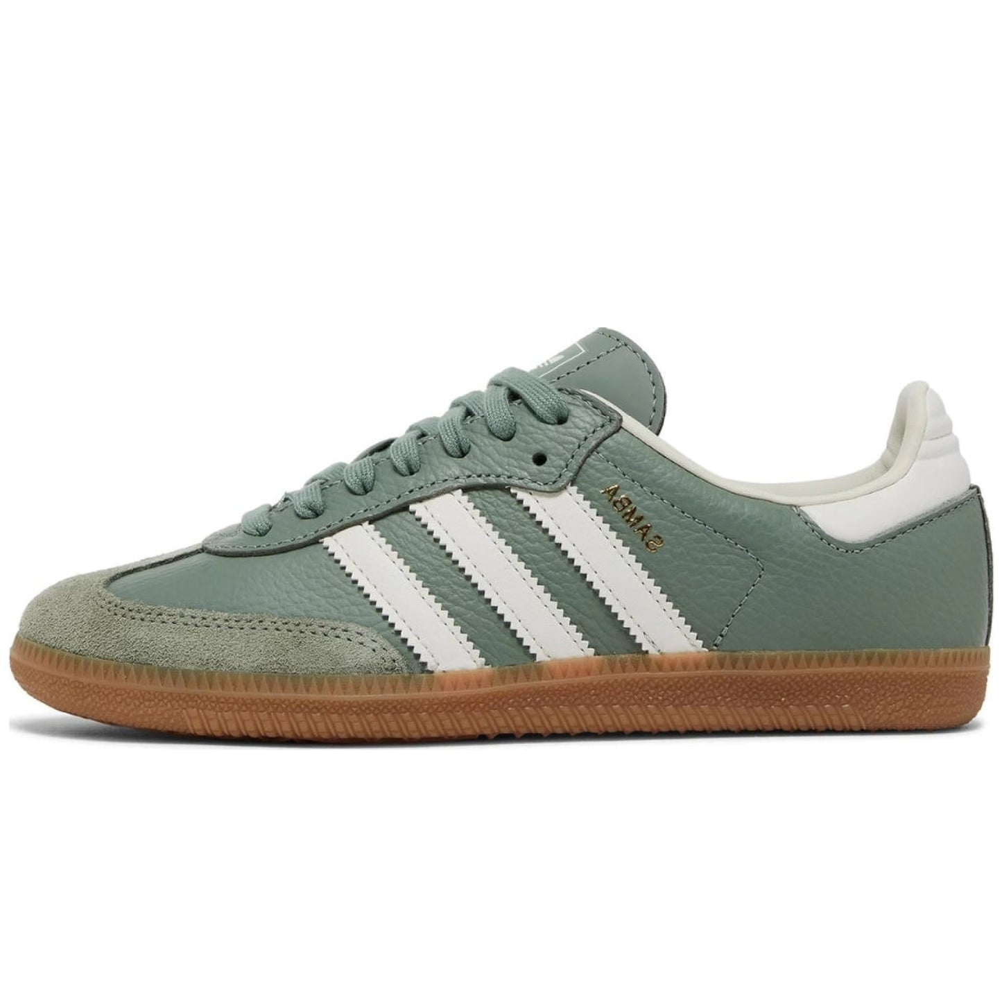 addidas SAMBA OG SILVER GREEN CHALK WHITE GUM