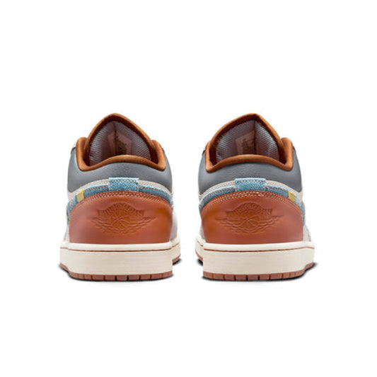 Air AJ 1 Low Phantom Amber Brown Star Blue Denim