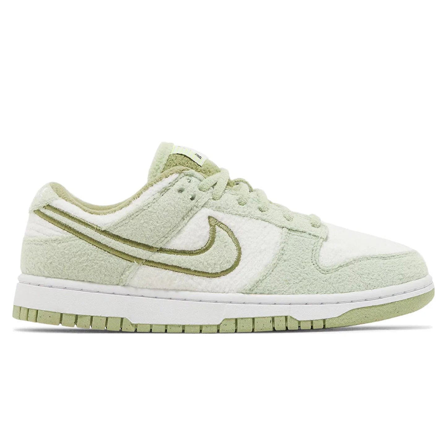 NK SB Dunk Low Fleece Green White