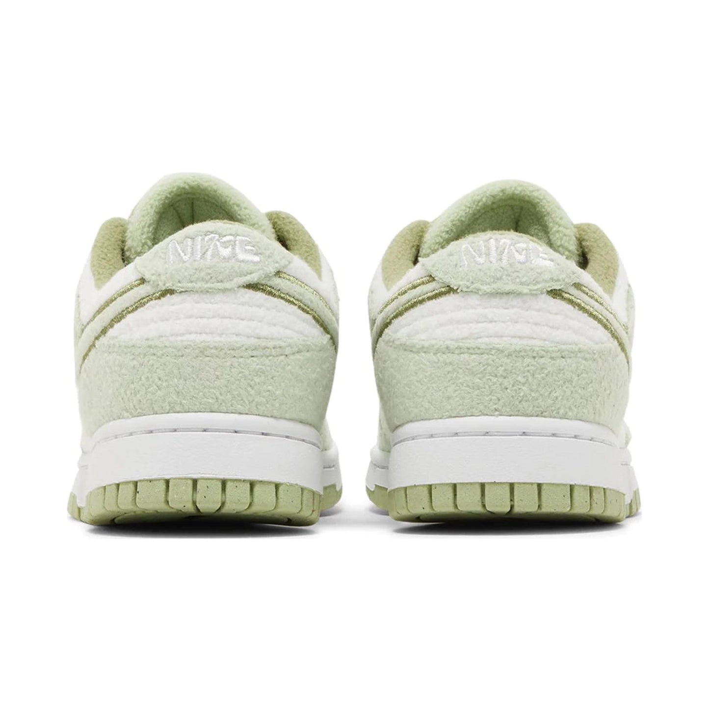 NK SB Dunk Low Fleece Green White