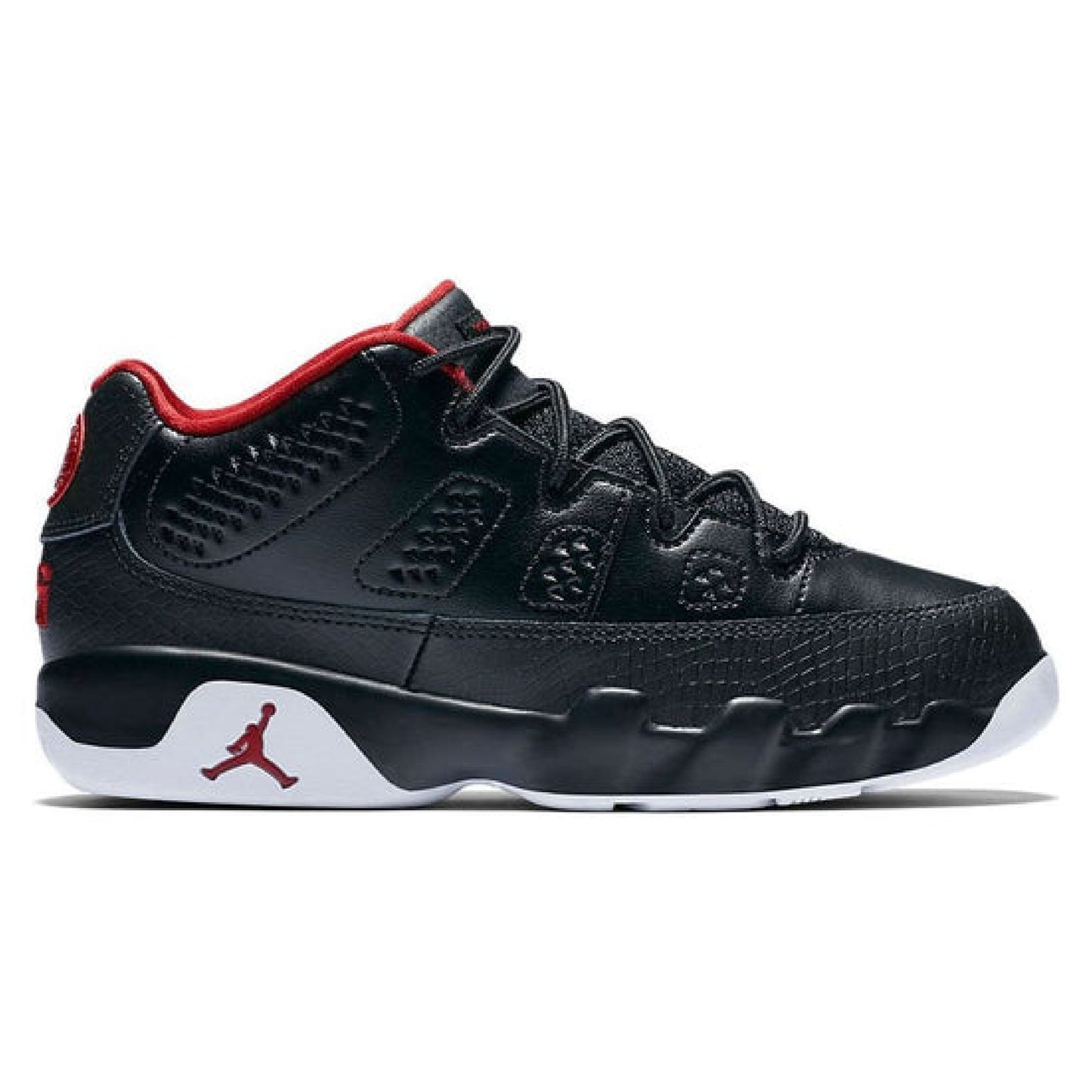 AJ 9 Retro Low 'Black Red'